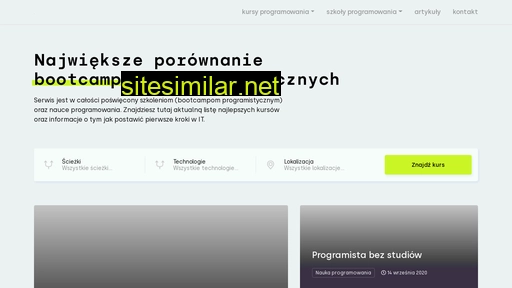 bootcampy.pl alternative sites