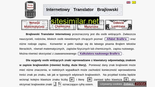 braille.edu.pl alternative sites