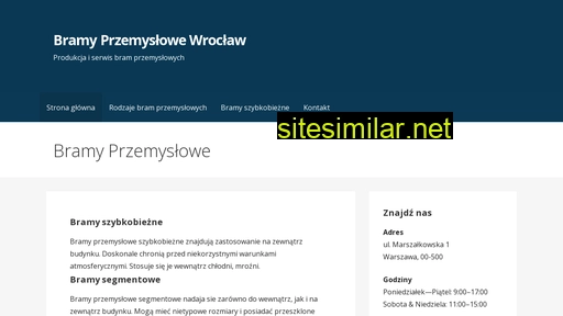 bramyprzemyslowe.wroclaw.pl alternative sites