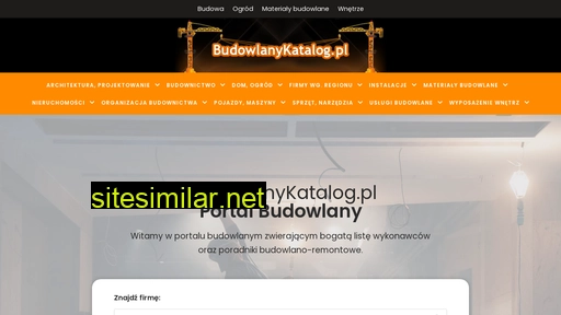 budowlanykatalog.pl alternative sites