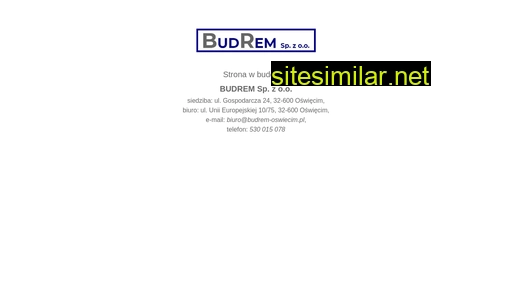 budrem-oswiecim.pl alternative sites