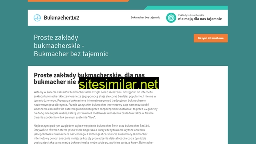 bukmacher1x2.com.pl alternative sites