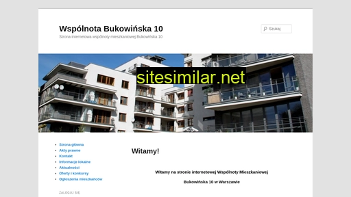 Bukowinska10 similar sites