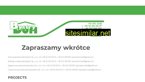 bystrydom.com.pl alternative sites
