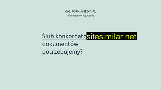 californiamedia.pl alternative sites