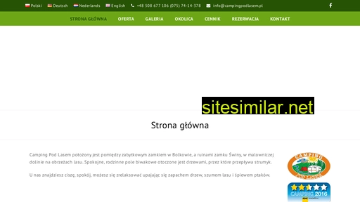 campingpodlasem.pl alternative sites
