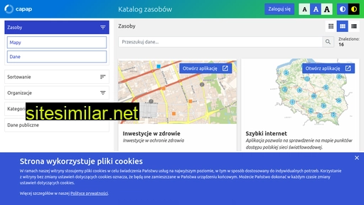 capap.gugik.gov.pl alternative sites