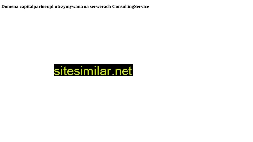 capitalpartner.pl alternative sites