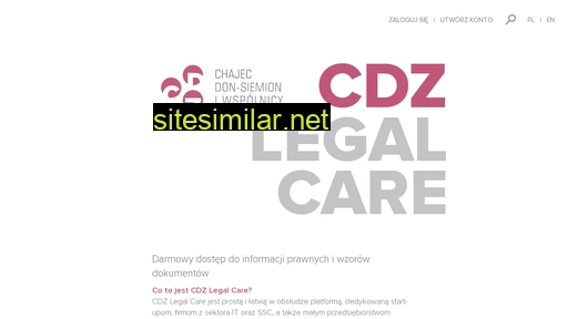 cdzlegalcare.com.pl alternative sites