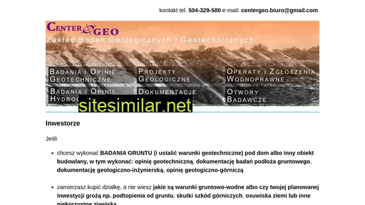 centergeo.com.pl alternative sites