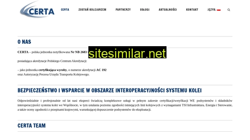 certa-eu.pl alternative sites
