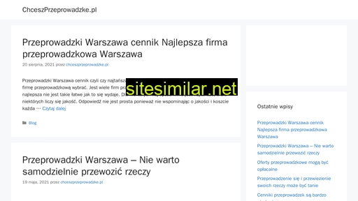 chceszprzeprowadzke.pl alternative sites