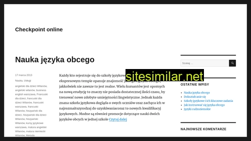 checkpoint-online.pl alternative sites