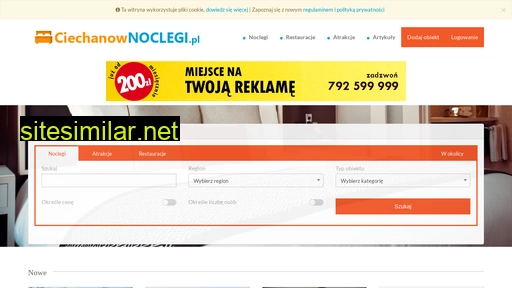 ciechanownoclegi.pl alternative sites
