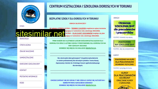 ckisdtorun.pl alternative sites