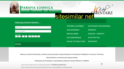 cmentarzeparafialomnica.pl alternative sites