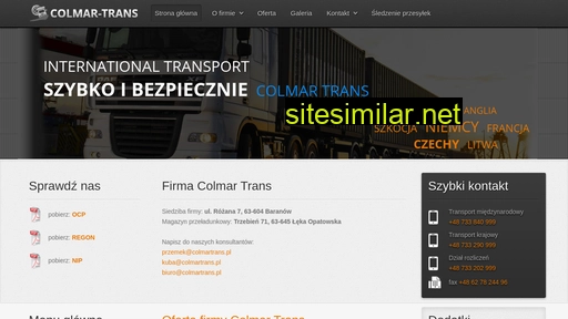 colmartrans.pl alternative sites