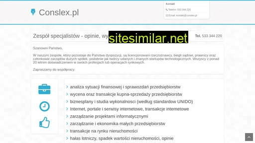 Conslex similar sites