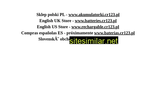 cr123.pl alternative sites
