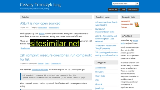 ctomczyk.pl alternative sites