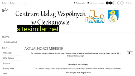 cuwciechanow.pl alternative sites