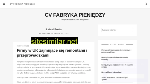 cvfabryka.pl alternative sites