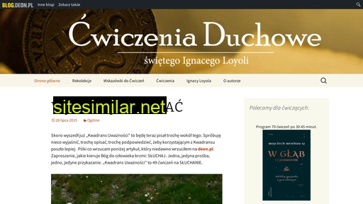 cwiczeniaduchowe.blog.deon.pl alternative sites