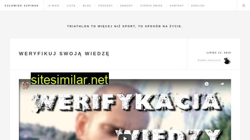 czlowiekszpinak.pl alternative sites