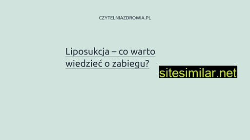 czytelniazdrowia.pl alternative sites