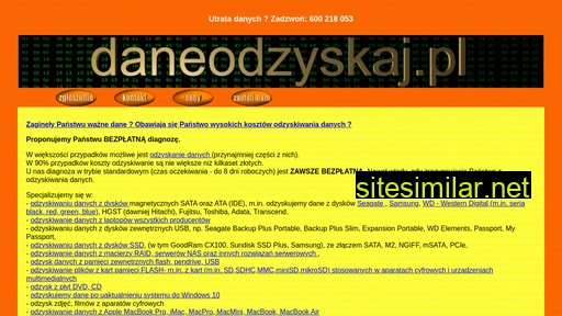 daneodzyskaj.pl alternative sites