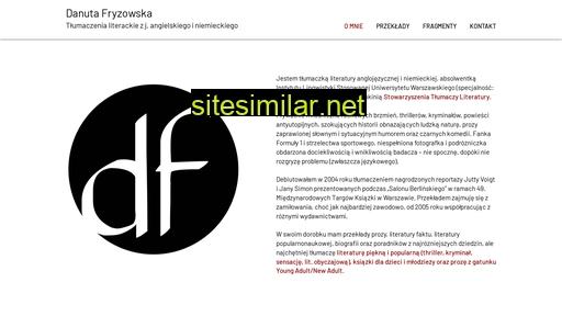 danuta-fryzowska.pl alternative sites