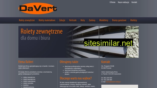davert-rolety.pl alternative sites