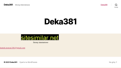 deka381.pl alternative sites