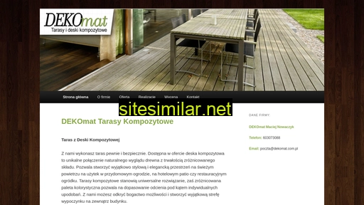 dekomat.com.pl alternative sites