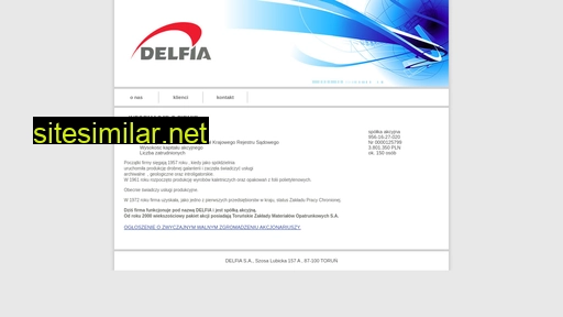 delfia.com.pl alternative sites