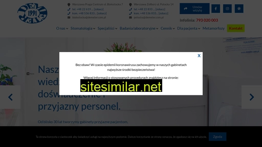 demeter.com.pl alternative sites