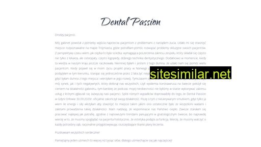 dentalpassion.pl alternative sites