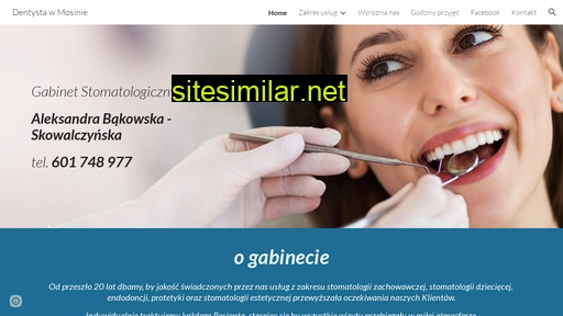 dentystawmosinie.pl alternative sites