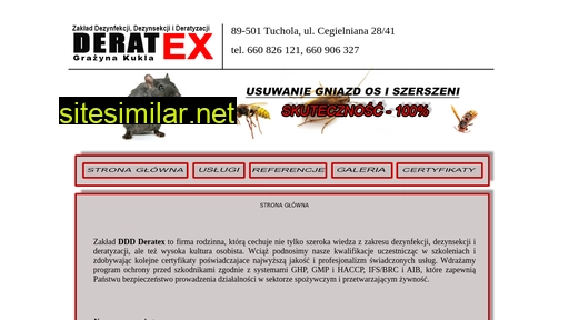 Deratex similar sites
