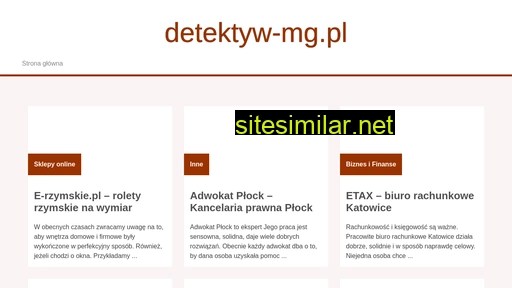 detektyw-mg.pl alternative sites