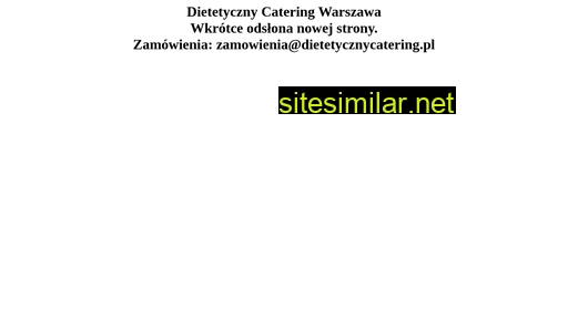 Dietetycznycatering similar sites
