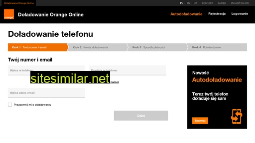doladowania.orange.pl alternative sites