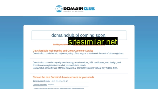 Domainclub similar sites