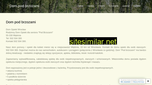 dompodbrzozami.wroclaw.pl alternative sites