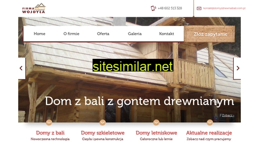 domyzdrewnaibali.com.pl alternative sites