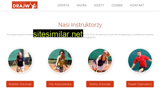 drajwtenis.pl alternative sites
