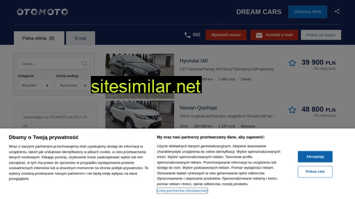 dreamcars-zabno.otomoto.pl alternative sites