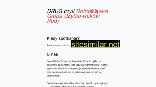 drug.org.pl alternative sites
