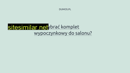 dumos.pl alternative sites