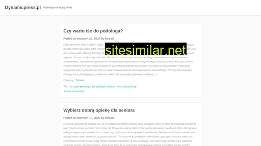 dynamicpress.pl alternative sites
